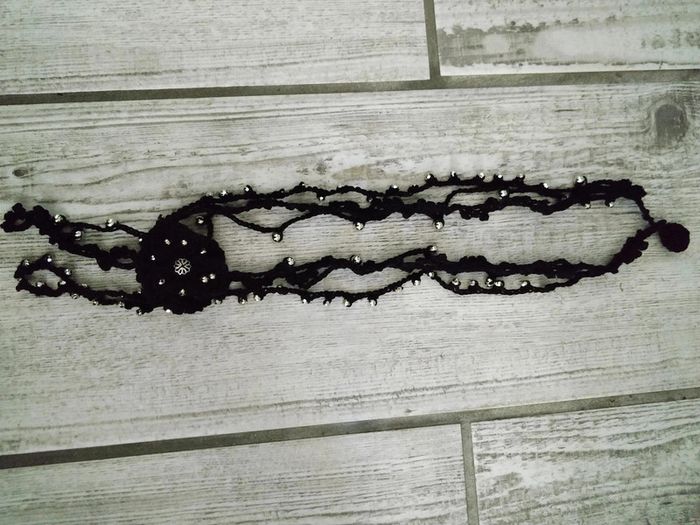 Collier au crochet fait main