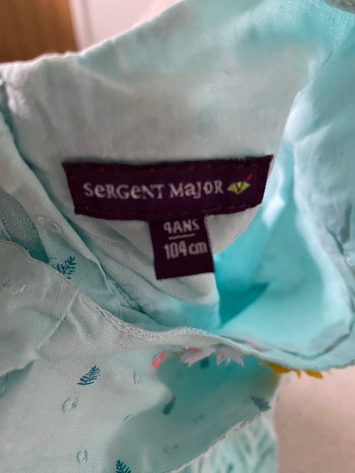 Robe bleue claire sergent major - photo numéro 4