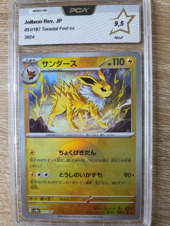 Carte Gradée Voltali Pokeball Japonaise 