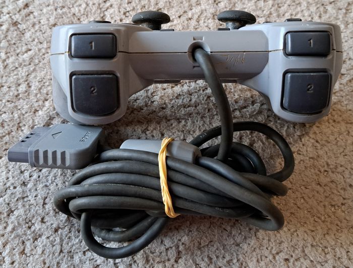 🎮 Manette officielle DualShock grise Sony PlayStation 1 PS1 - photo numéro 9