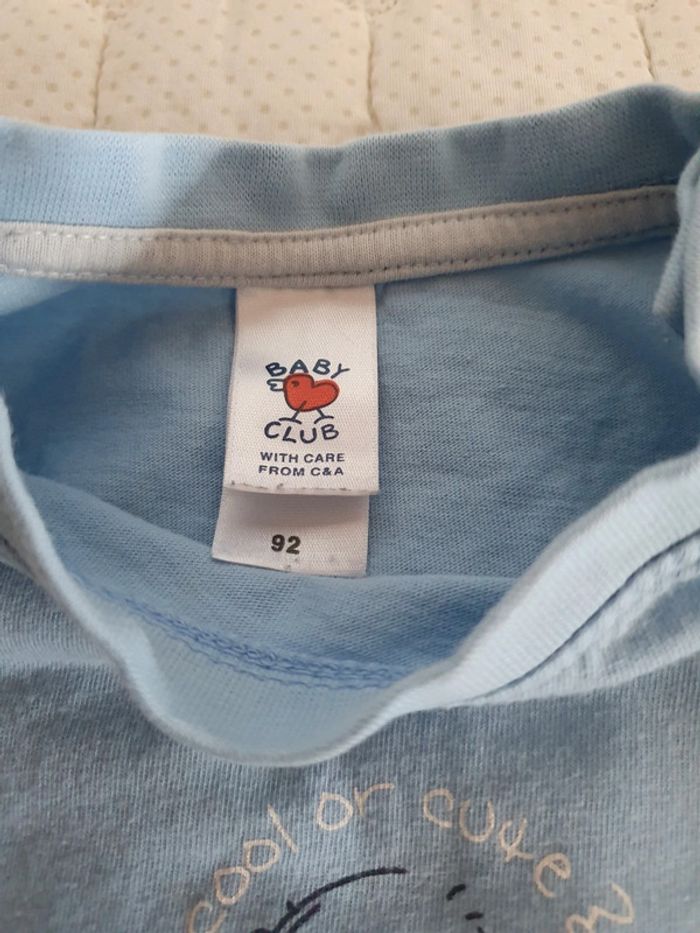 Tee shirt bleu clair - photo numéro 3