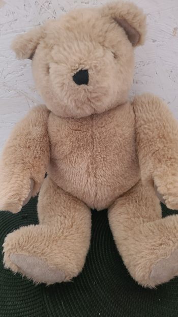 peluche vintage ours articulé jacadi