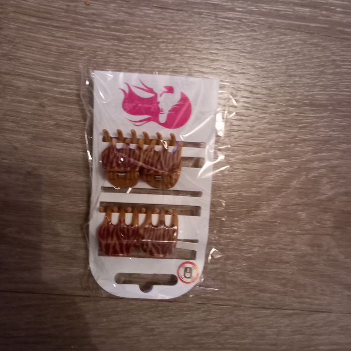 Lot de 4 pinces fille