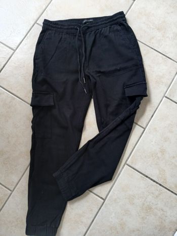 Beau pantalon cargo noir Banana républic original
