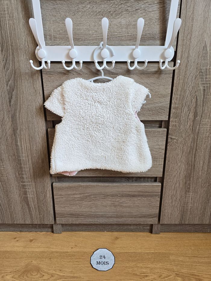Vêtement Bébé Fille - Cardigan sans manches - Sergent Major - 24 mois 86 cm - photo numéro 5
