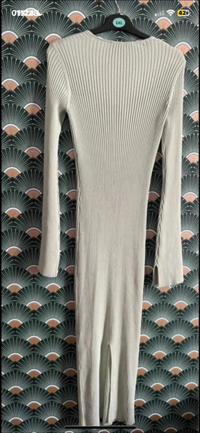 Robe neuve vert pastel bershka taille L - photo numéro 8