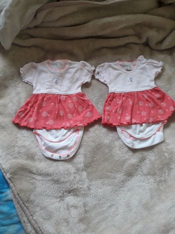 Lot de 2 body jupe absorba