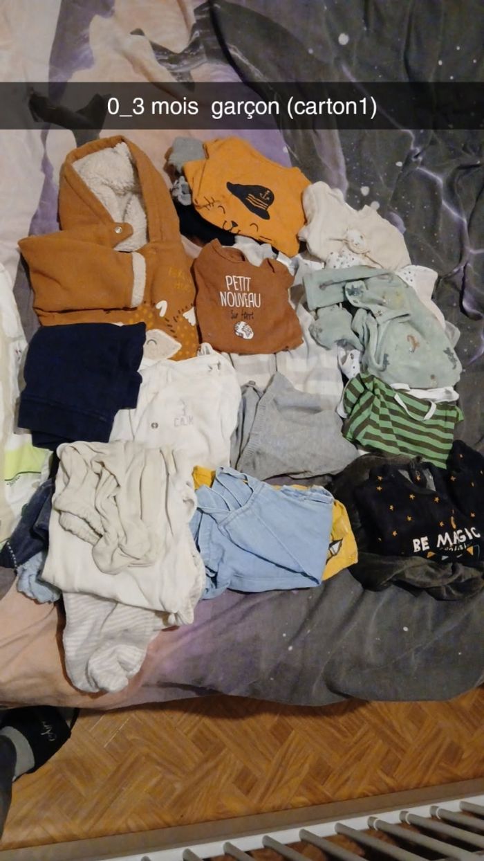 Vêtements bébé 0/3 mois