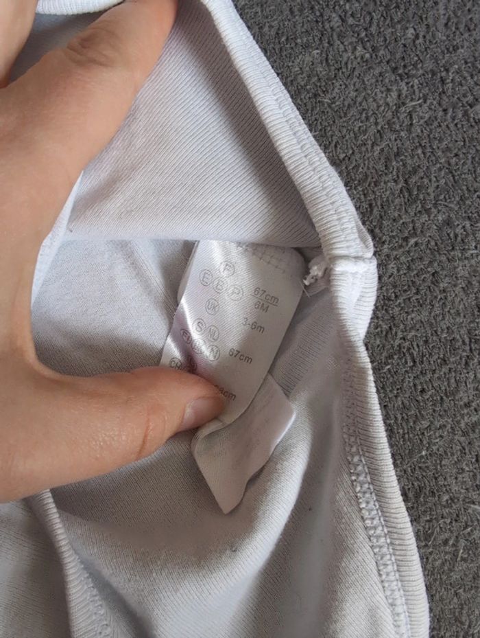 Bodies manche longue 3/6 mois - photo numéro 3