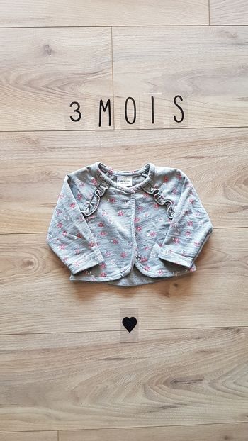 Gilet coton TAO 3 mois