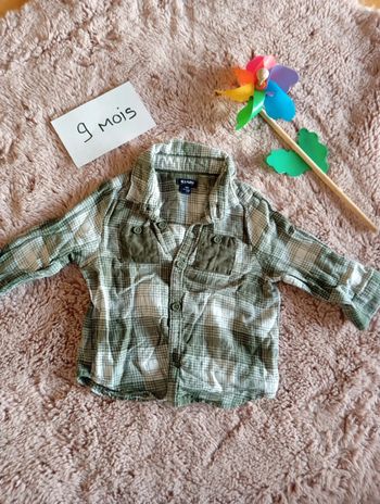Chemise a carreaux 9 mois