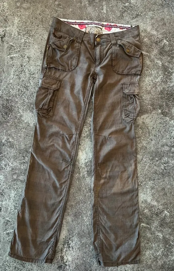 Pantalon cargo femme Kaporal taille M Pantalón mujer Pantalone donna Damenhose Frau - photo numéro 2