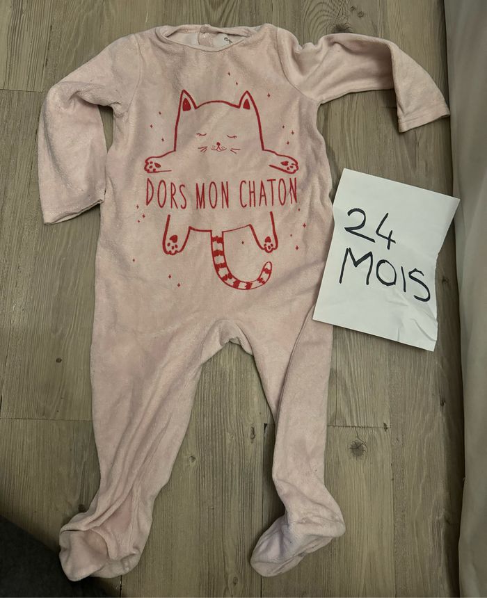 Pyjama bébé fille 24 mois - photo numéro 3