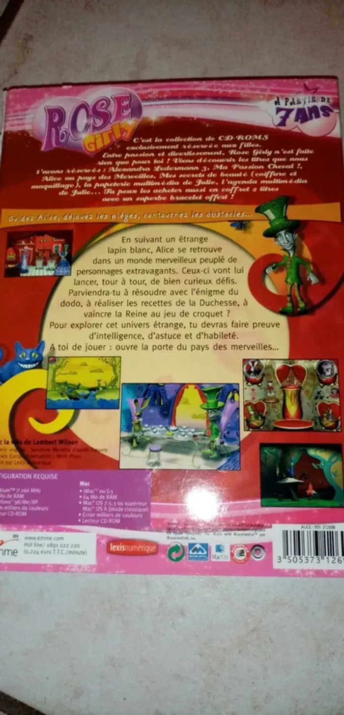 CD-Rom Alice au pays des merveilles. - photo numéro 3
