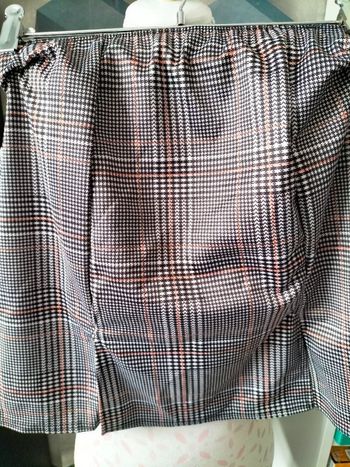 Jupe courte imprimé carreaux