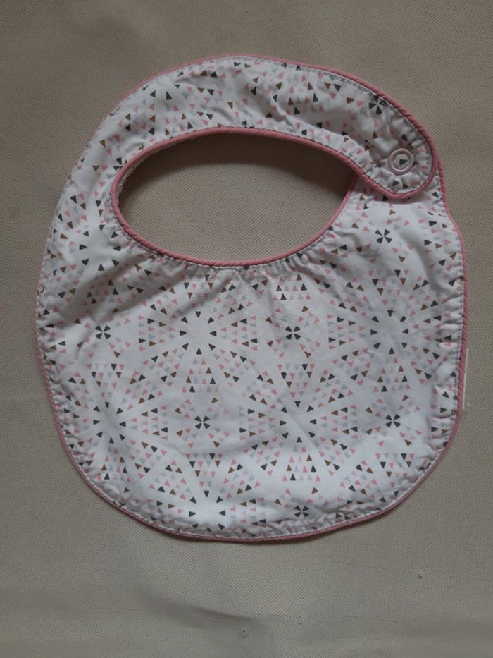 Lot de 3 bavoirs de naissance fille - photo numéro 2