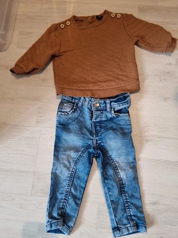 Ensemble jean pull 9 mois