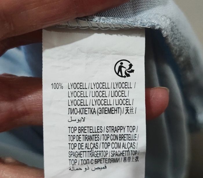 Débardeur fluide bleu gris T:L - photo numéro 4