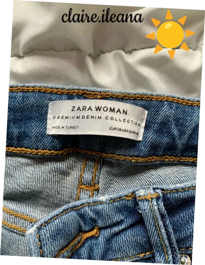 🛑jean Zara 🛑 taille 38 - photo numéro 4