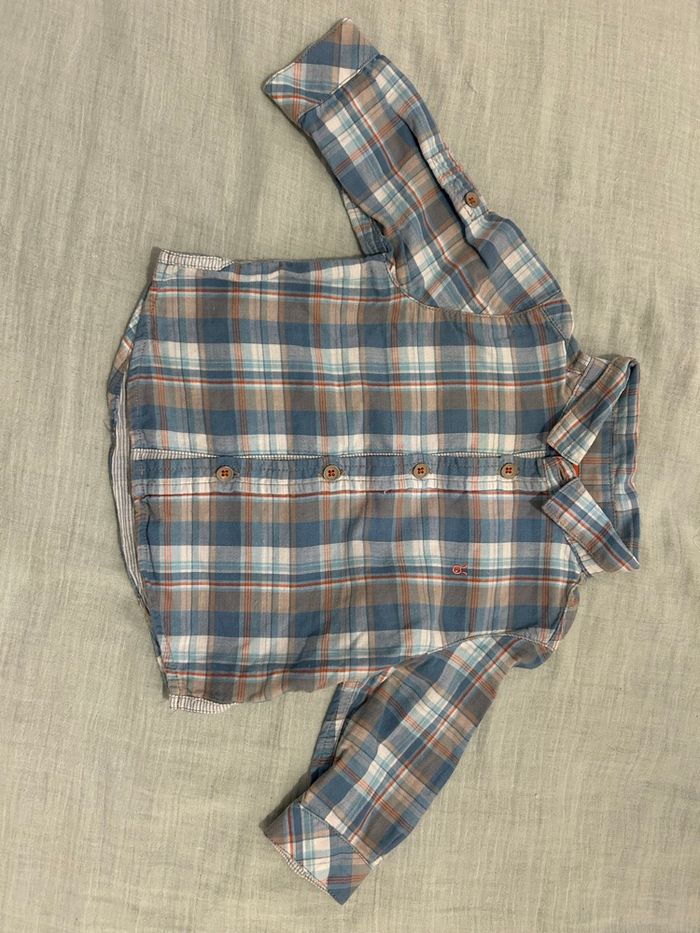 Lot 5 t-shirt et 2 chemises - 6 mois - photo numéro 7