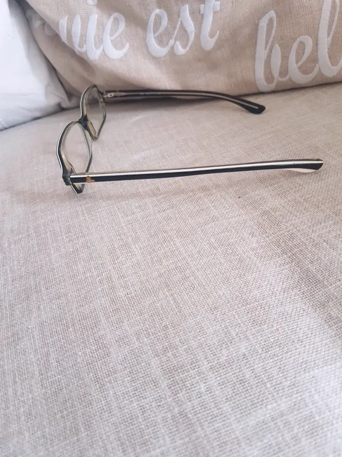 Lunettes de vue Sergio Bossi noire et blanche - photo numéro 4