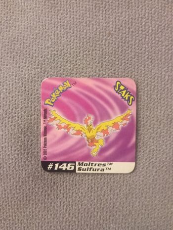 Magnet Pokémon Staks 2002 N°146 Sulfura 
