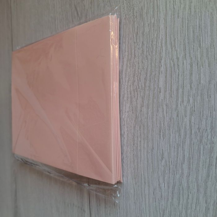 Lot de 6 coffrets cadeaux rose pastel avec 6 rubans roses de 42 cm - NEUF - photo numéro 3