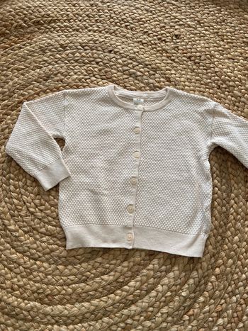 Gilet crème, H&M 2 ans