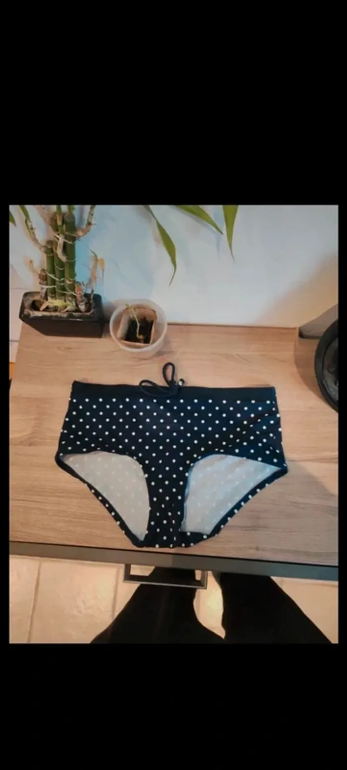 Culotte de bain taille haute taille 38
