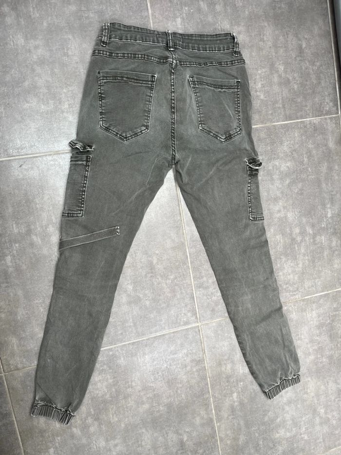 Pantalon cargo kaki Hello Miss - photo numéro 3