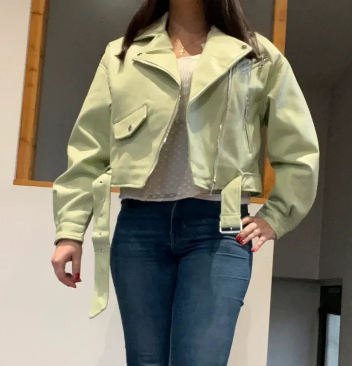 Perfecto vert oversize m neuf - photo numéro 4