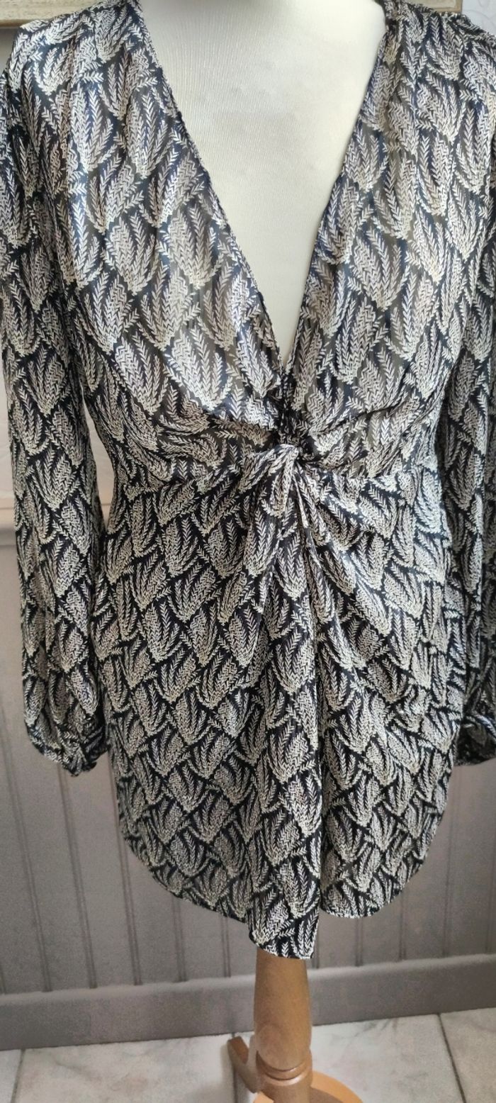 Robe courte en voile ZARA 38 - photo numéro 3