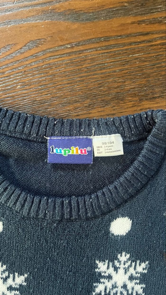 Pull Noël garçon  3-4 ans - photo numéro 2