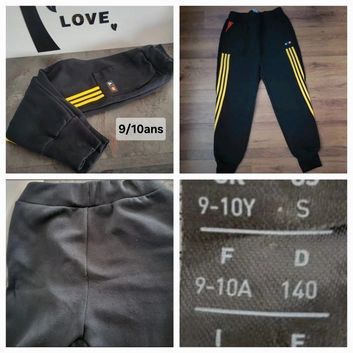 Bas de jogging adidas lego 9/10ans