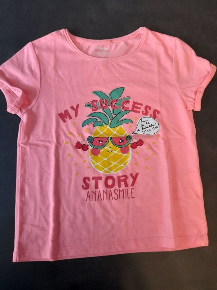 T-shirt manches courtes filles 6 ans