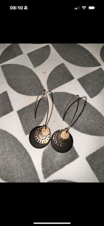 Lot de 2 paires de boucles d’oreilles fantaisie