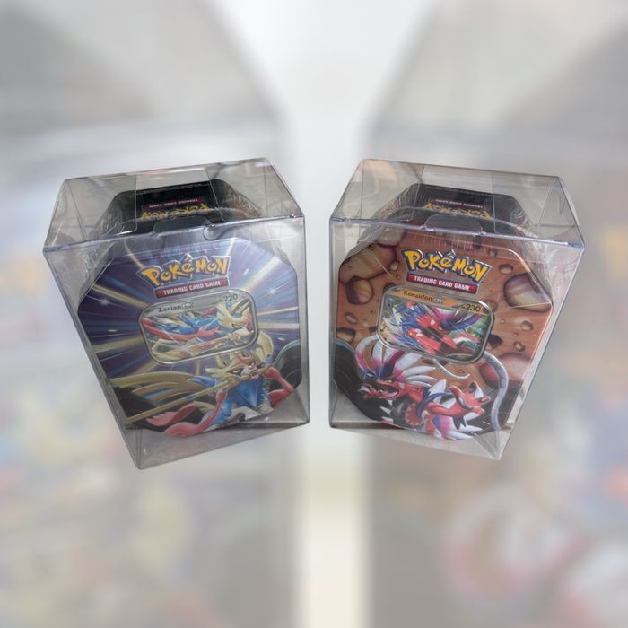 Lot Artset - 2 Pokébox Pokémon Mai 2025 - Koraidon EX & Zacian EX - Neuf sous blister + protection Crystal