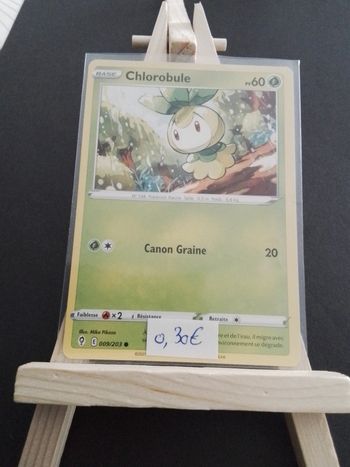 Carte Pokémon Chlorobule 9/203