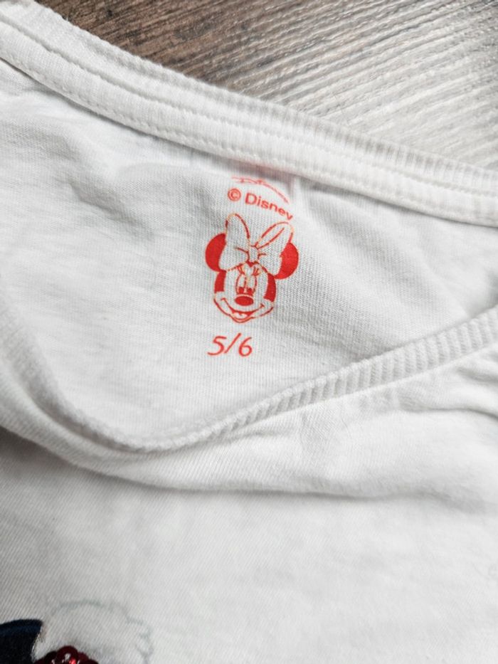 Tee shirt manche longue minnie noel - photo numéro 3