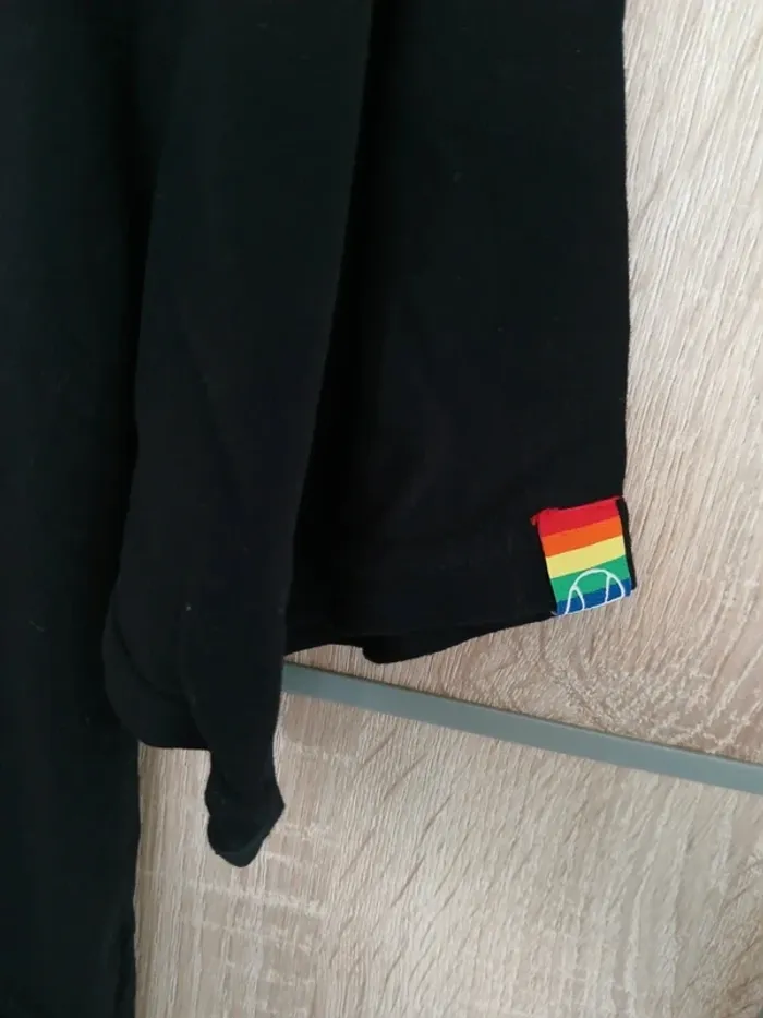 Tee shirt ellesse multicolore M noir - photo numéro 2