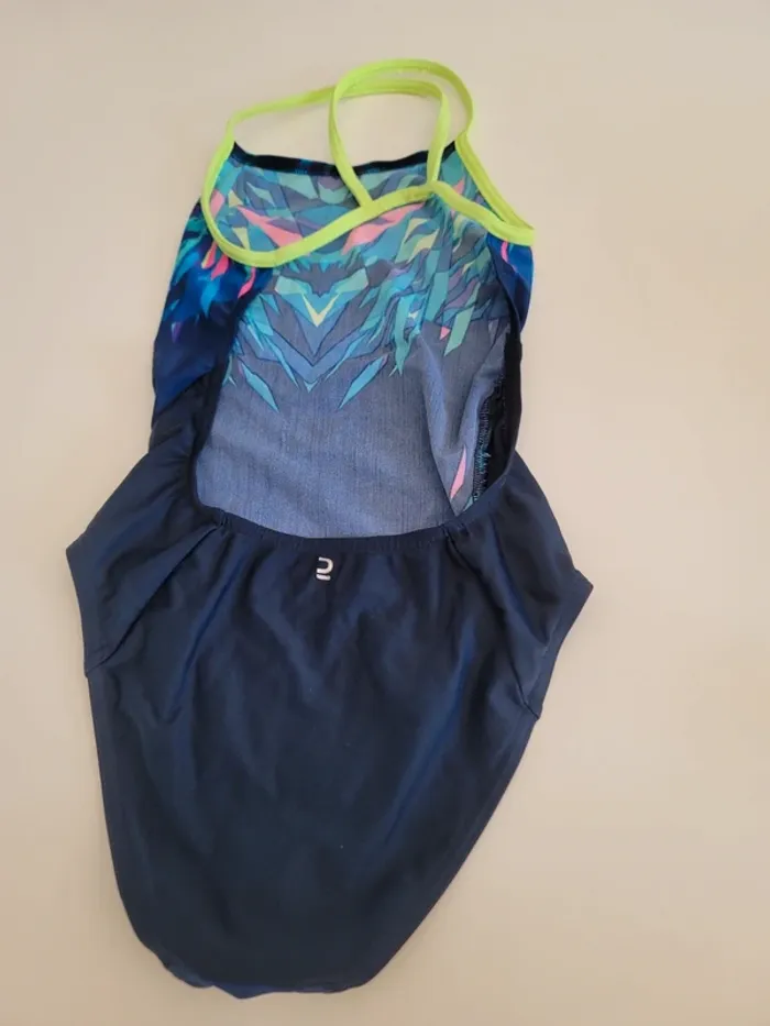 Maillot de bain fille 1 pièce nabaiji sans étiquette t10ans - photo numéro 3