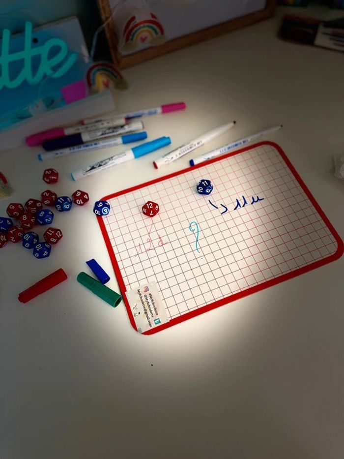 Dé à 12 faces numérotés de 1 à 12 : Jeux mathématiques - photo numéro 6