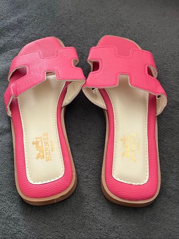 Claquettes  fuchsia femme