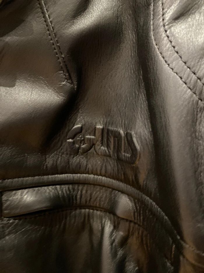 Blouson moto vintage cuir guns moto - photo numéro 3