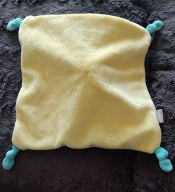 Doudou carre plat souris - étoile- Bébé 9