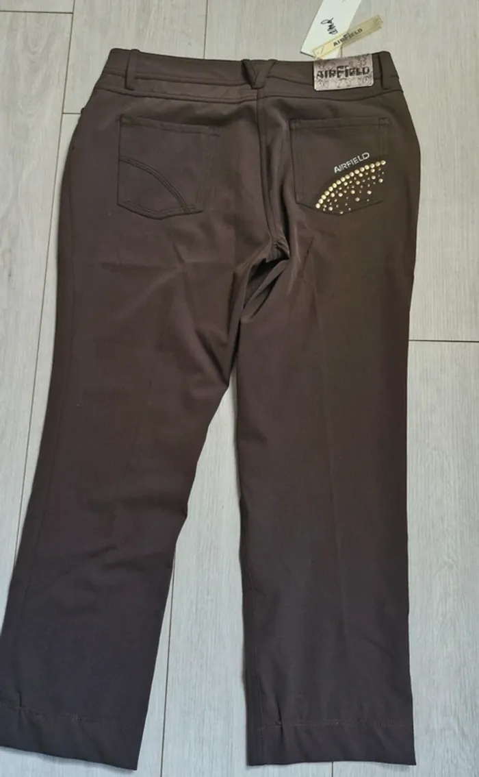 Pantalon marron neuf taille 40 - photo numéro 2