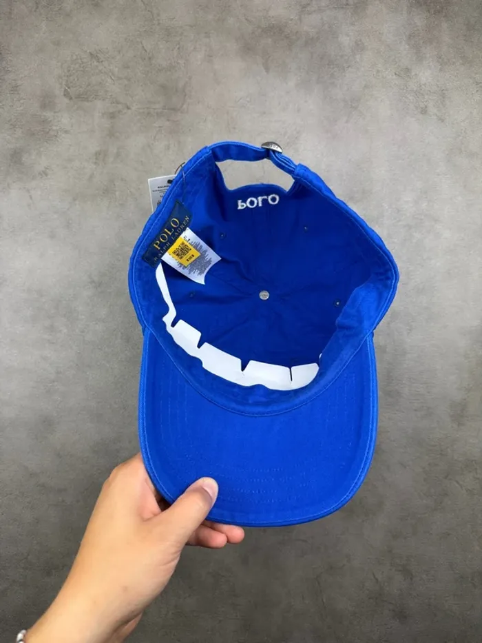 Casquette Ralph Lauren Bleu Marine Neuve - photo numéro 6
