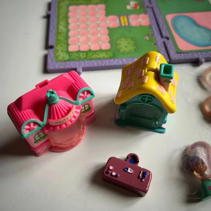 Lot figurines chevaux maisons cutie club galoob vintage - photo numéro 4