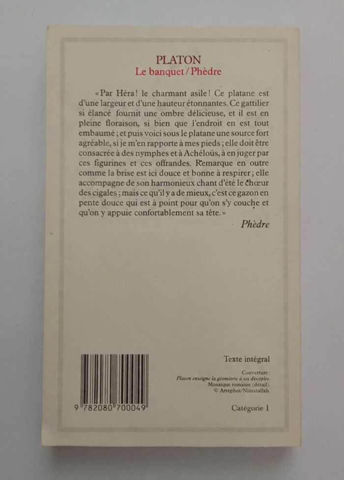 Platon - Le banquet / Phèdre - photo numéro 2