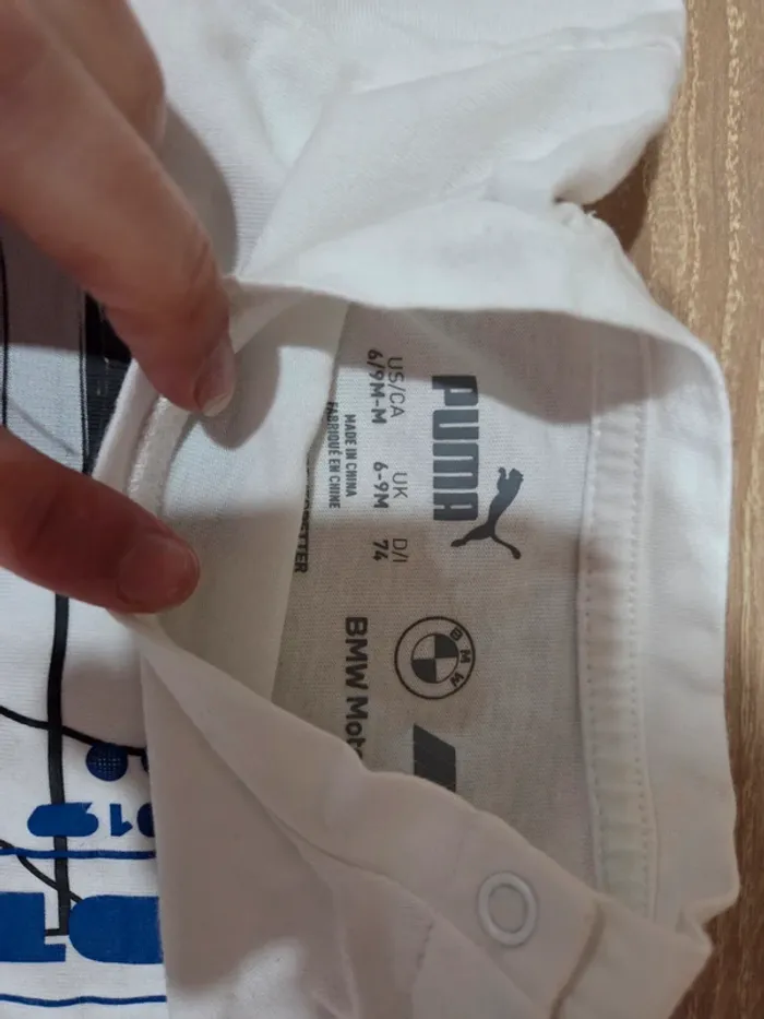 T Shirt Puma BMW 6-9mois - photo numéro 2